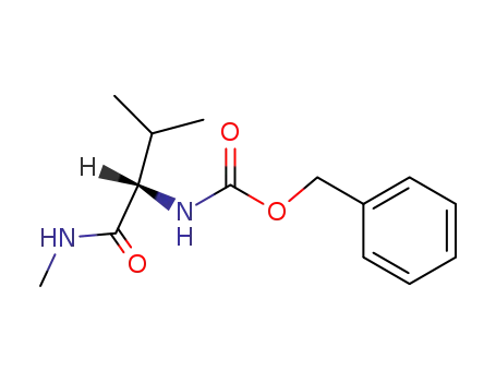 Molecular Structure of 128647-50-7 ((S)-Benzyl (3-Methyl-1-(MethylaMino)-1-oxobutan-2-yl)carbaMate)