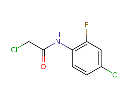 Molecular Structure of 380345-39-1 (2-CHLORO-N-(4-CHLORO-2-FLUOROPHENYL)ACETAMIDE)