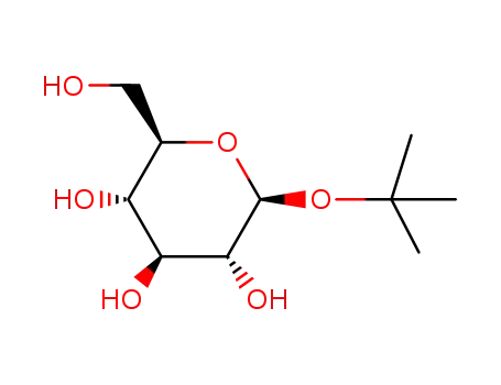 Molecular Structure of 29074-04-2 (T-BUTYL D-GLUCOSIDE)
