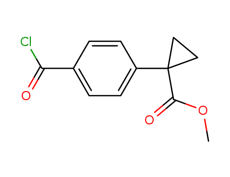 Cyclopropanecarboxylic acid, 1-[4-(chlorocarbonyl)phenyl]-, methyl  ester