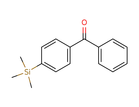 Molecular Structure of 17933-83-4 (Methanone, phenyl[4-(trimethylsilyl)phenyl]-)