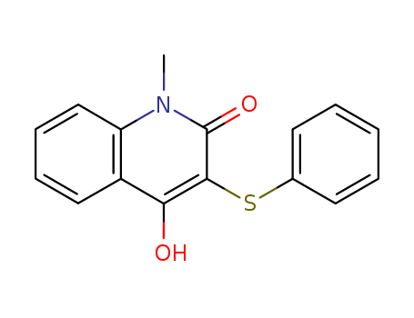 2(1H)-Quinolinone,4-hydroxy-1-methyl-3-(phenylthio)-