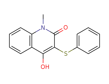 3-(cyclohexylsulfanyl)-2-hydroxy-1-methylquinolin-4(1H)-one