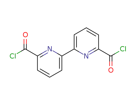 Molecular Structure of 65739-39-1 (2,2′-bipyridine-6,6′-dicarbonyl dichloride)