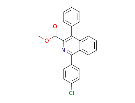 methyl 1-(4-chlorophenyl)-4-phenylisoquinoline-3-carboxylate