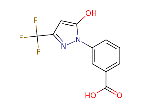 3-(5-HYDROXY-3-TRIFLUOROMETHYL-PYRAZOL-1-YL)-BENZOIC ACID