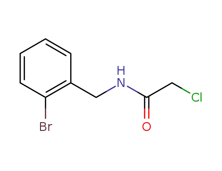 Molecular Structure of 910628-43-2 (N-(2-Bromobenzyl)-2-chloroacetamide)