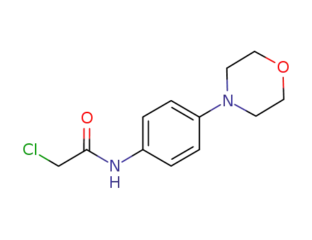 Molecular Structure of 170655-46-6 (2-CHLORO-N-(4-MORPHOLIN-4-YL-PHENYL)-ACETAMIDE)