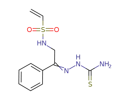 Hydrazinecarbothioamide,
2-[2-[(ethenylsulfonyl)amino]-1-phenylethylidene]-