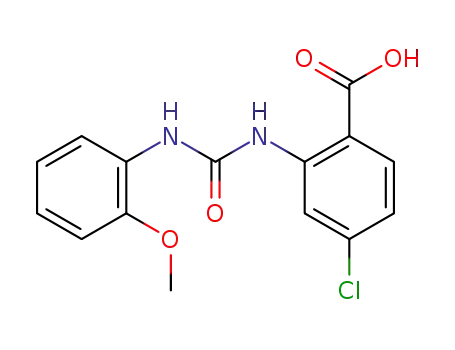 Benzoic acid, 4-chloro-2-[[[(2-methoxyphenyl)amino]carbonyl]amino]-