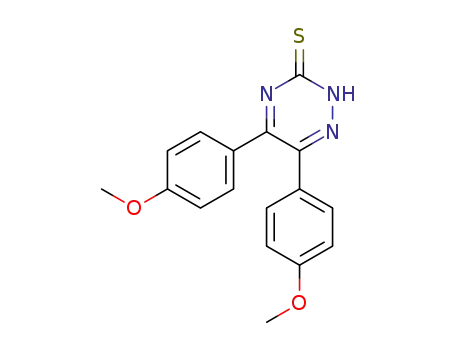5,6-Bis(4-methoxyphenyl)-1,2,4-triazine-3-thiol