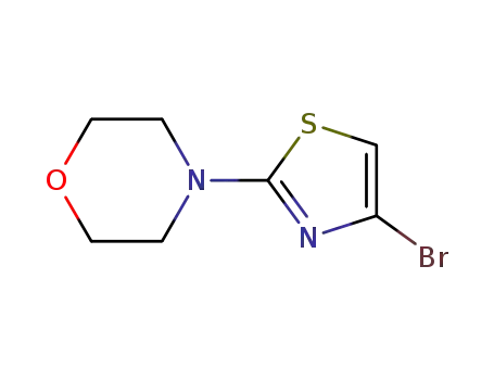 Molecular Structure of 1017781-60-0 (4-(4-Bromothiazol-2-yl)morpholine)