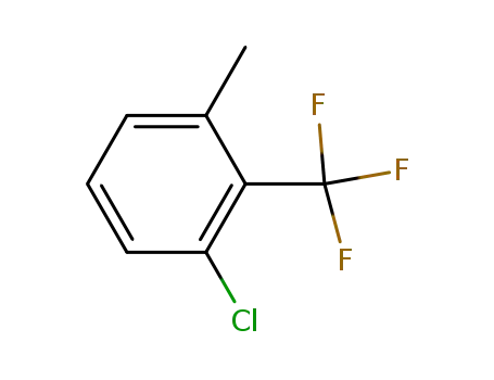 Molecular Structure of 112641-25-5 (2-Chloro-6-methylbenzotrifluoride)