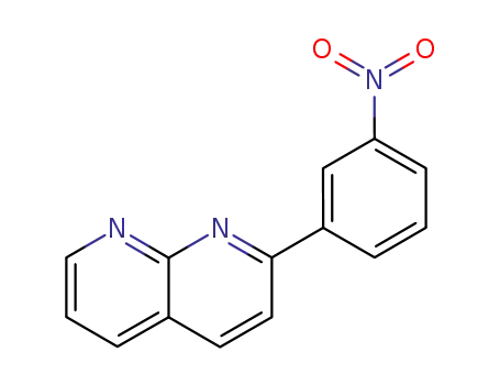 Molecular Structure of 65182-58-3 (1,8-Naphthyridine, 2-(3-nitrophenyl)-)