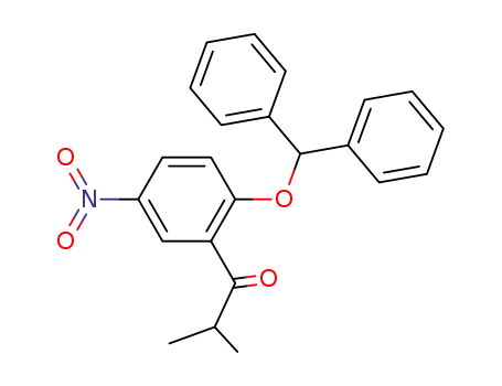 1-Propanone, 1-[2-(diphenylmethoxy)-5-nitrophenyl]-2-methyl-