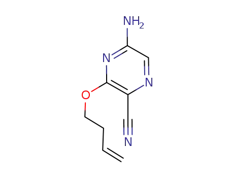 Pyrazinecarbonitrile, 5-amino-3-(3-butenyloxy)-