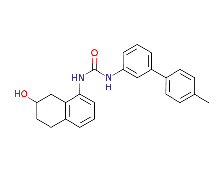 N-(7-hydroxy-5,6,7,8-tetrahydronaphthalen-1-yl)-N'-(4'-methylbiphenyl-3-yl)urea