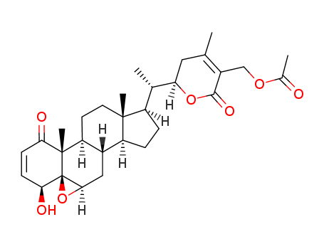 27-acetoxy-5β,6β-epoxy-4β-hydroxy-1-oxo-witha-2,24-dienolide