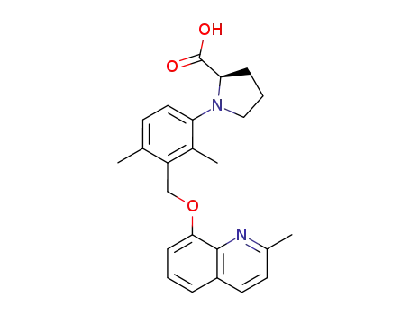 D-Proline, 1-[2,4-dimethyl-3-[[(2-methyl-8-quinolinyl)oxy]methyl]phenyl]-