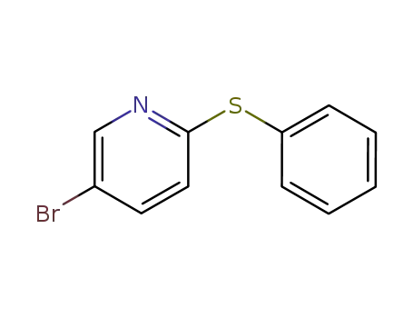 Molecular Structure of 19520-27-5 (5-bromo-2-(phenylthio)pyridine)