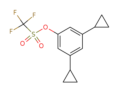 Methanesulfonic acid, trifluoro-, 3,5-dicyclopropylphenyl ester
