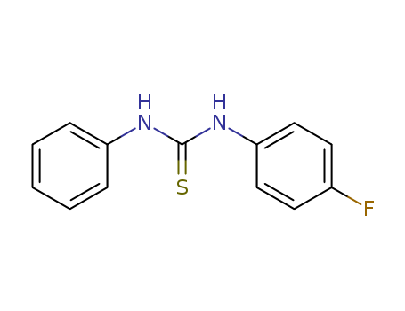 1-(4-fluorophenyl)-3-phenyl-thiourea cas  370-16-1