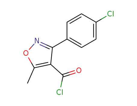 3-(4-chloro-phenyl)-5-methyl-isoxazole-4-carbonyl chloride