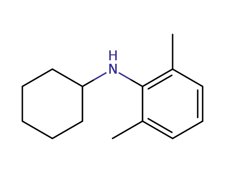 Molecular Structure of 104987-84-0 (N-Cyclohexyl-2,6-dimethylaniline)