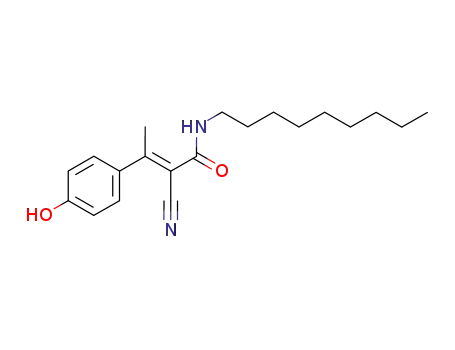 2-Butenamide, 2-cyano-3-(4-hydroxyphenyl)-N-nonyl-, (2E)-