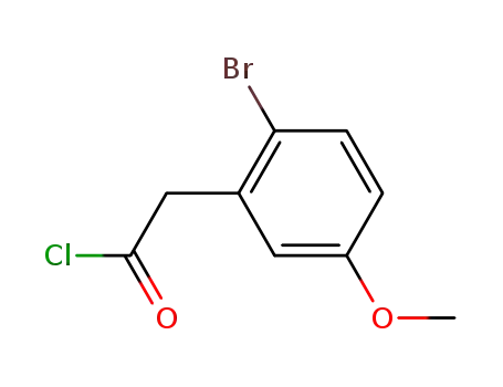 (2-Bromo-5-methoxy-phenyl)-acetyl chloride