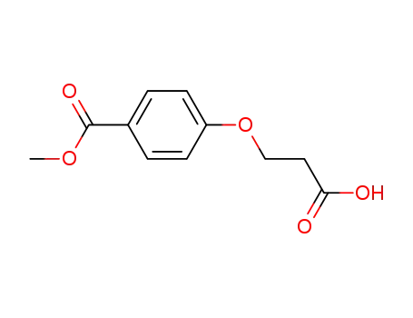 3-<p-(carbomethoxy)phenoxy>propionic acid