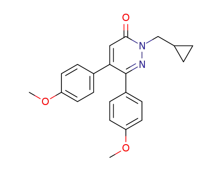 5,6-bis(4-methoxyphenyl)-2-cyclopropylmethyl-2H-pyridazin-3-one