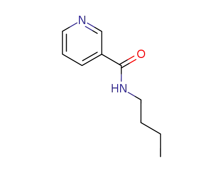 Molecular Structure of 10354-55-9 (3-Pyridinecarboxamide, N-butyl-)