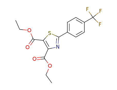 4,5-Thiazoledicarboxylic acid, 2-[4-(trifluoromethyl)phenyl]-, diethyl ester