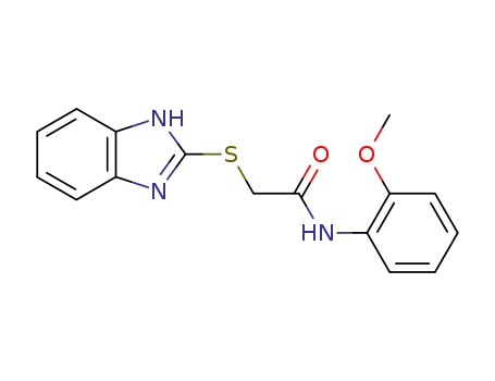 2-(1H-Benzimidazol-2-ylthio)-N-(2-methoxyphenyl)acetamide