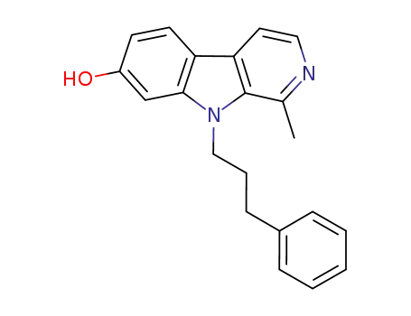 1-methyl-9-(3-phenyl-propyl)-β-carboline-7-ol