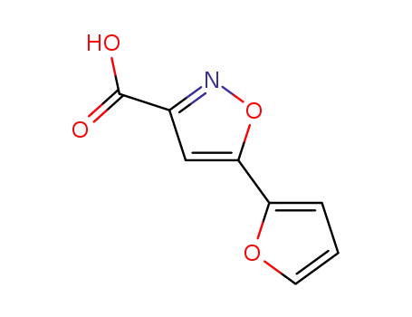 Molecular Structure of 98434-06-1 (5-(2-FURYL)ISOXAZOLE-3-CARBOXYLIC ACID)