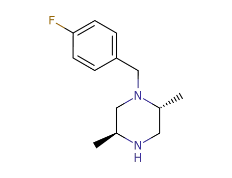 Piperazine, 1-[(4-fluorophenyl)methyl]-2,5-dimethyl-, (2R,5S)-