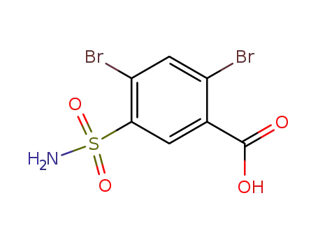 2,4-dibromo-5-sulfamoylbenzoic acid