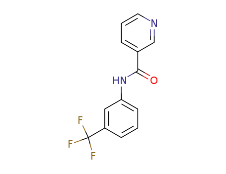 Molecular Structure of 24303-04-6 (N-[3-(trifluoromethyl)phenyl]pyridine-3-carboxamide)