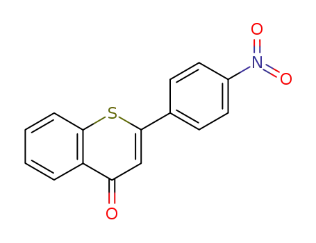 4H-1-Benzothiopyran-4-one, 2-(4-nitrophenyl)-