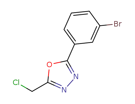 2-(3-bromophenyl)-5-(chloromethyl)-1,3,4-oxadiazole