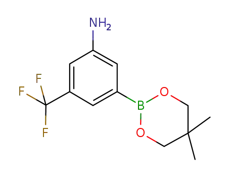 Benzenamine,
3-(5,5-dimethyl-1,3,2-dioxaborinan-2-yl)-5-(trifluoromethyl)-