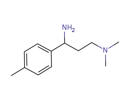 Molecular Structure of 917351-49-6 (3-dimethylamino-1-(4-methylphenyl)propanamine)