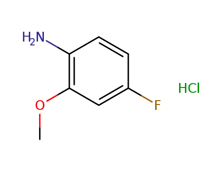 Molecular Structure of 178671-97-1 (4-Fluoro-2-methoxyaniline hydrochloride)