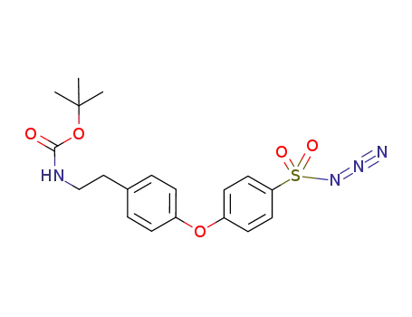 {2-[4-(4-azidosulfonylphenoxy)phenyl]ethyl}carbamic acid tert-butyl ester