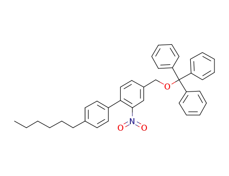 1,1'-Biphenyl, 4'-hexyl-2-nitro-4-[(triphenylmethoxy)methyl]-