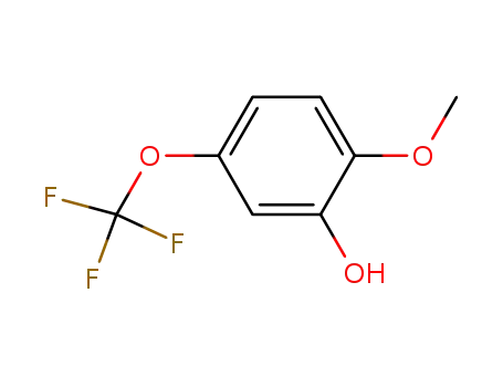 Molecular Structure of 895572-36-8 (2-methoxy-5-(trifluoromethoxy)phenol)