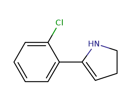 Molecular Structure of 858274-14-3 (2-(2-chlorophenyl)-pyrroline)