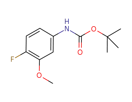 Molecular Structure of 774232-94-9 ((tert-butoxy)-N-(4-fluoro-3-methoxyphenyl)carboxamide)